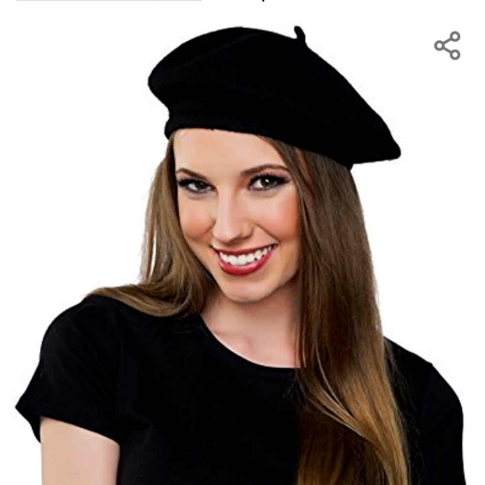 Wool Beret Hat - French Hat